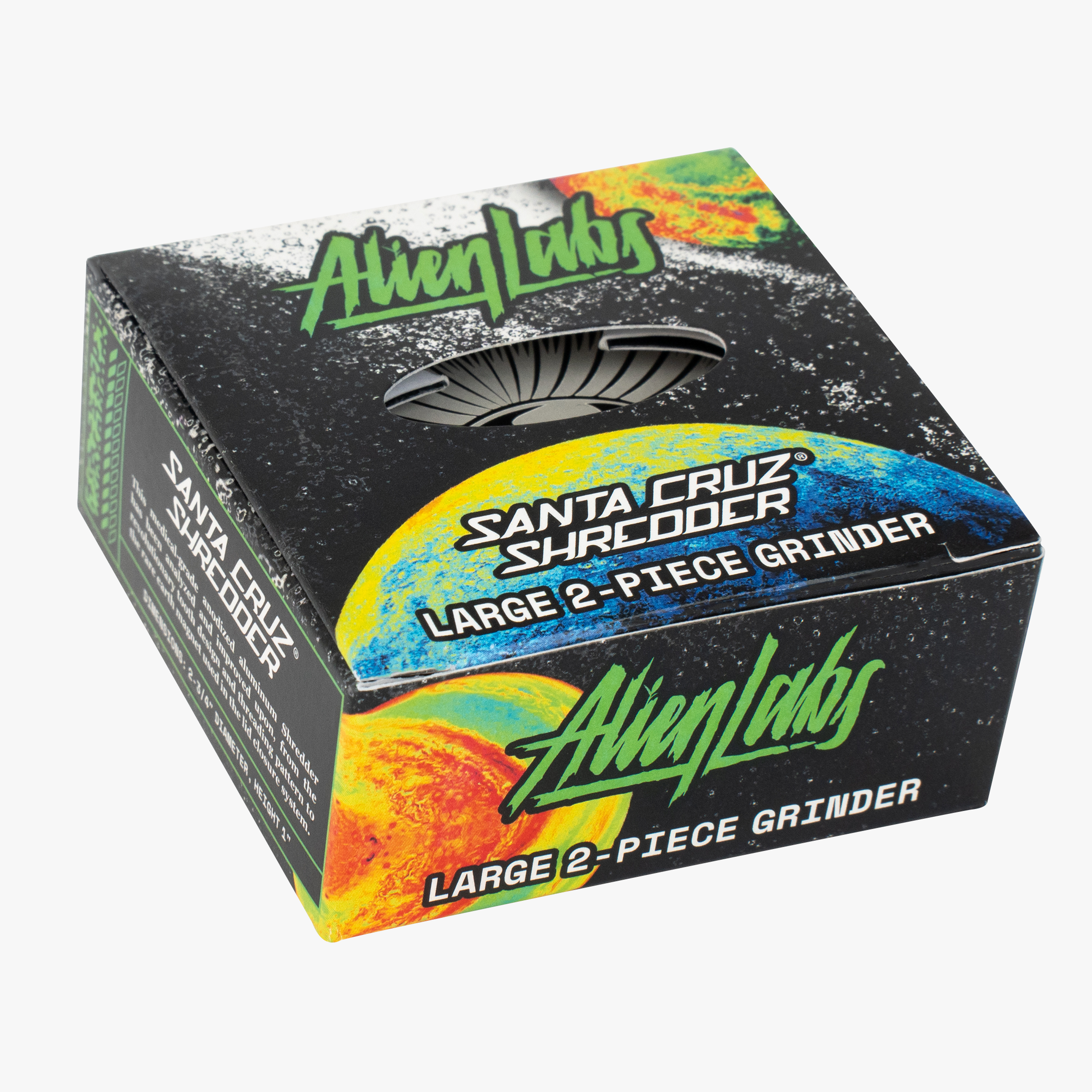 AlienLabs x Santa Cruz Shredder Large 2-piece Grinder (Purple)