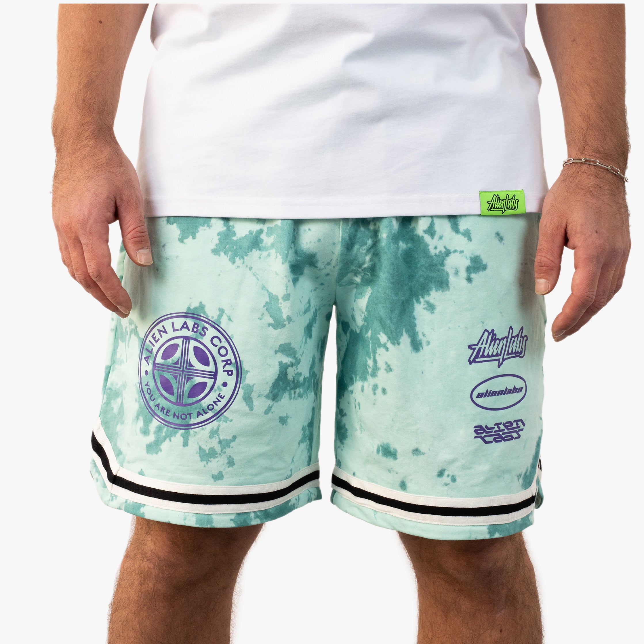 AL Corps Tie Dye Shorts (Green)
