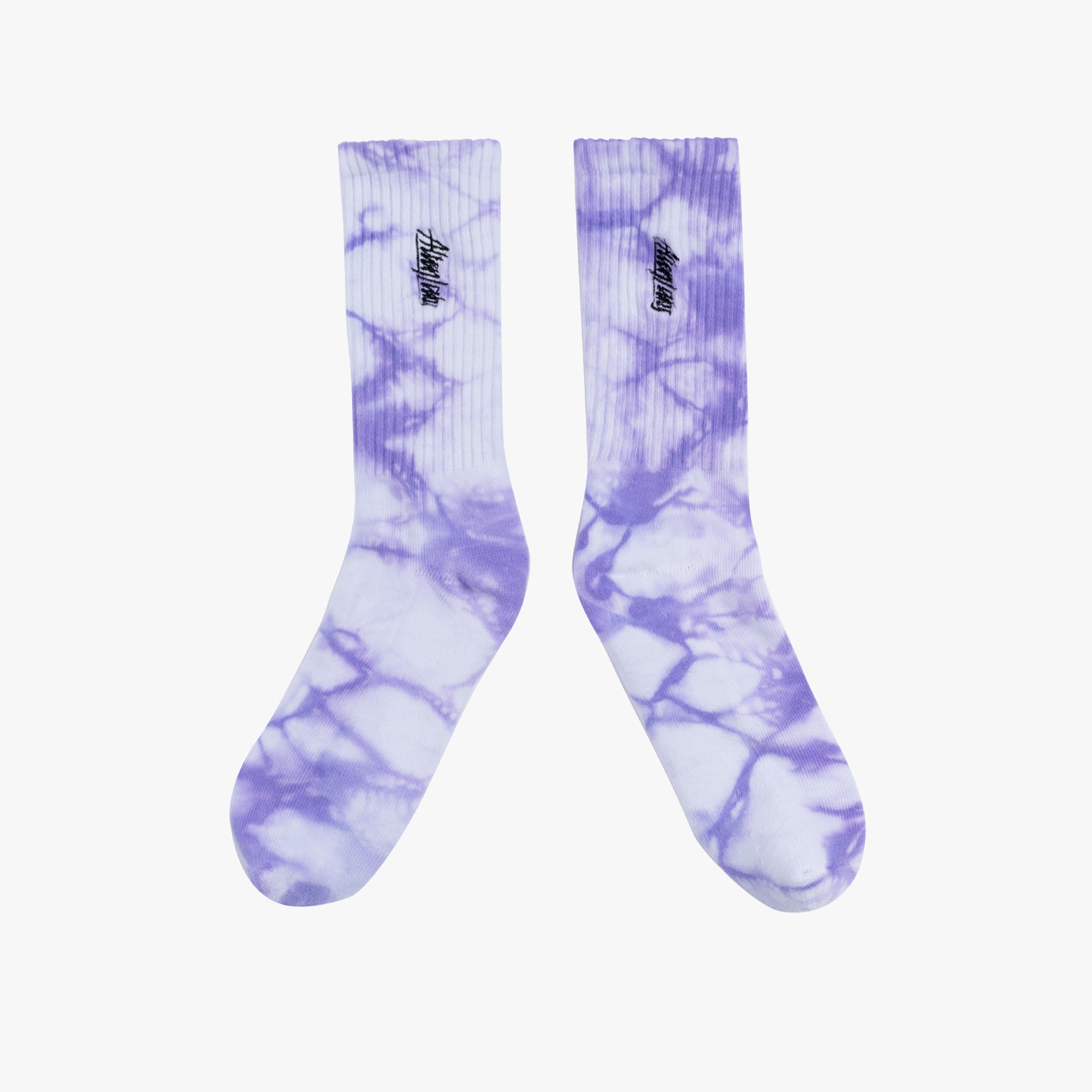 Logo Tie Dye Socks (Purple) – AlienLabs