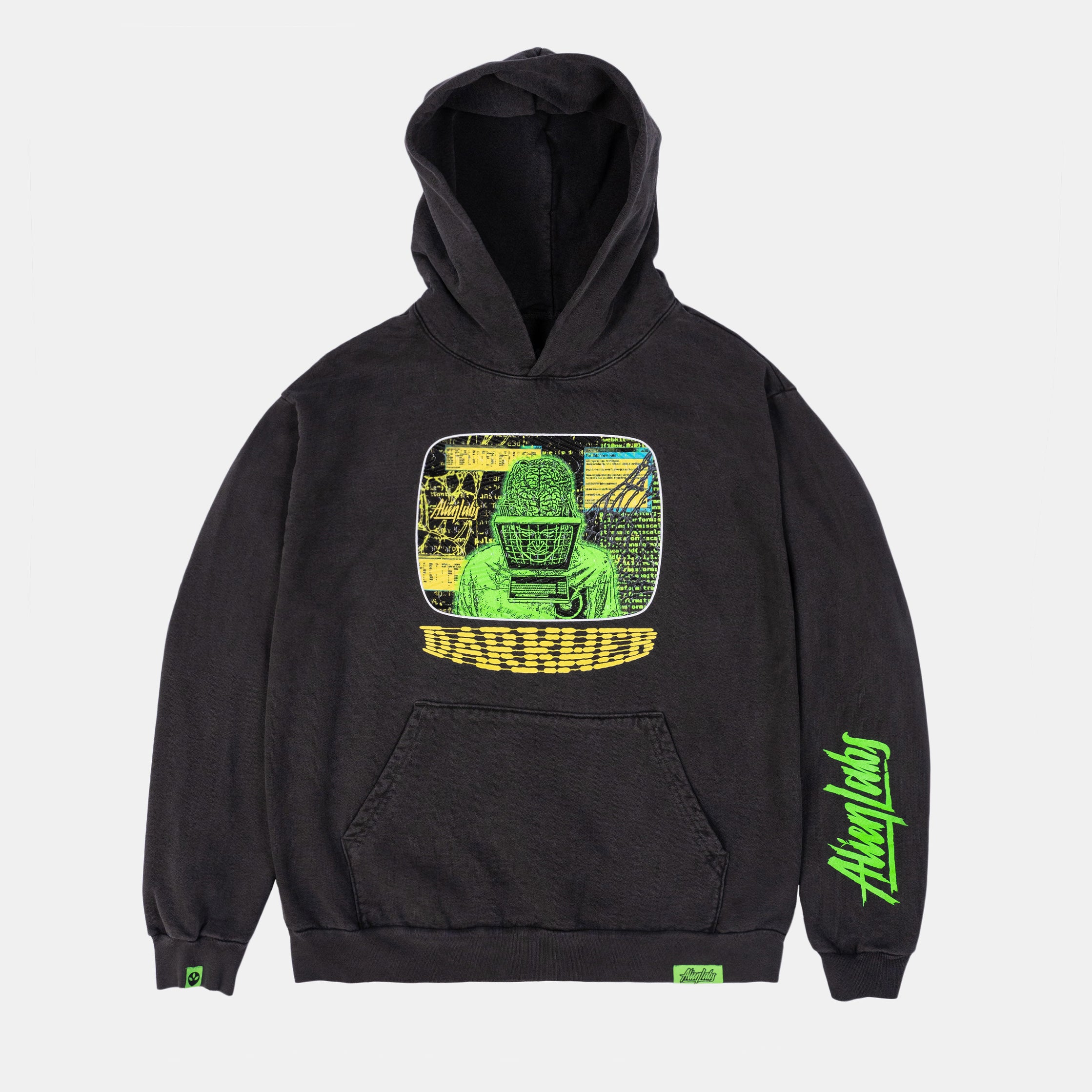 Dark Web Hoodie (Faded Black)