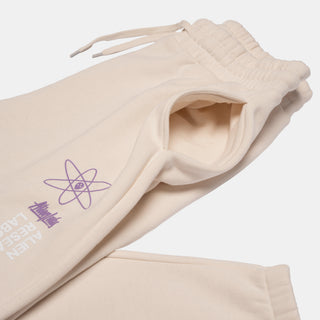 Research Labs Logo Sweatpants (Off White)