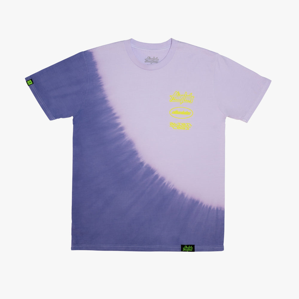 
                  
                    Split Worlds Hand Dyed T-Shirt (Purple)
                  
                