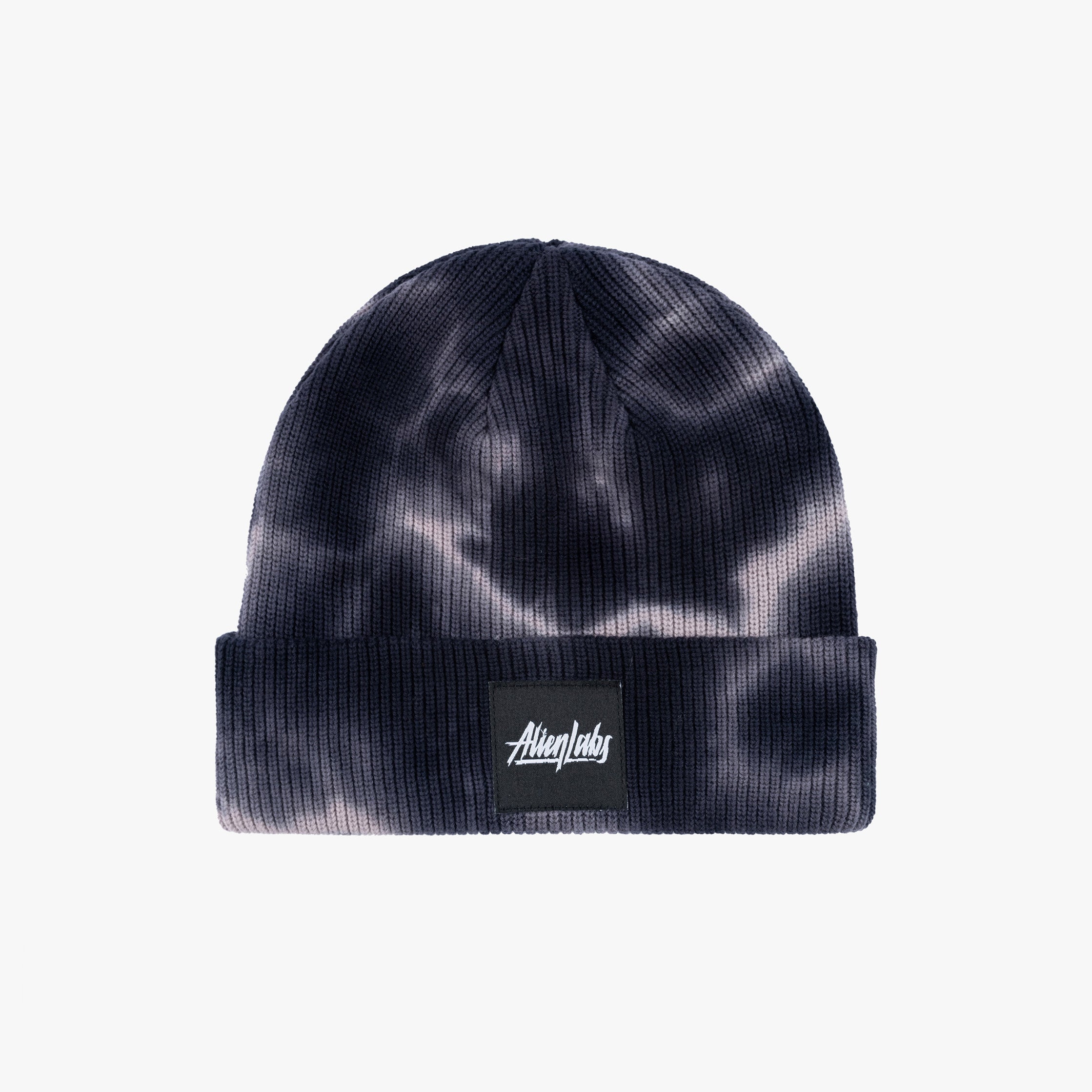 Box Logo Tie Dye Beanie (Black)