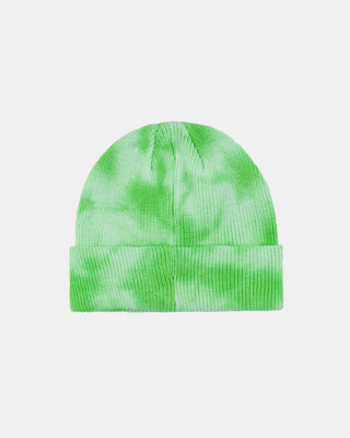 Box Logo Tie Dye Beanie (Green)
