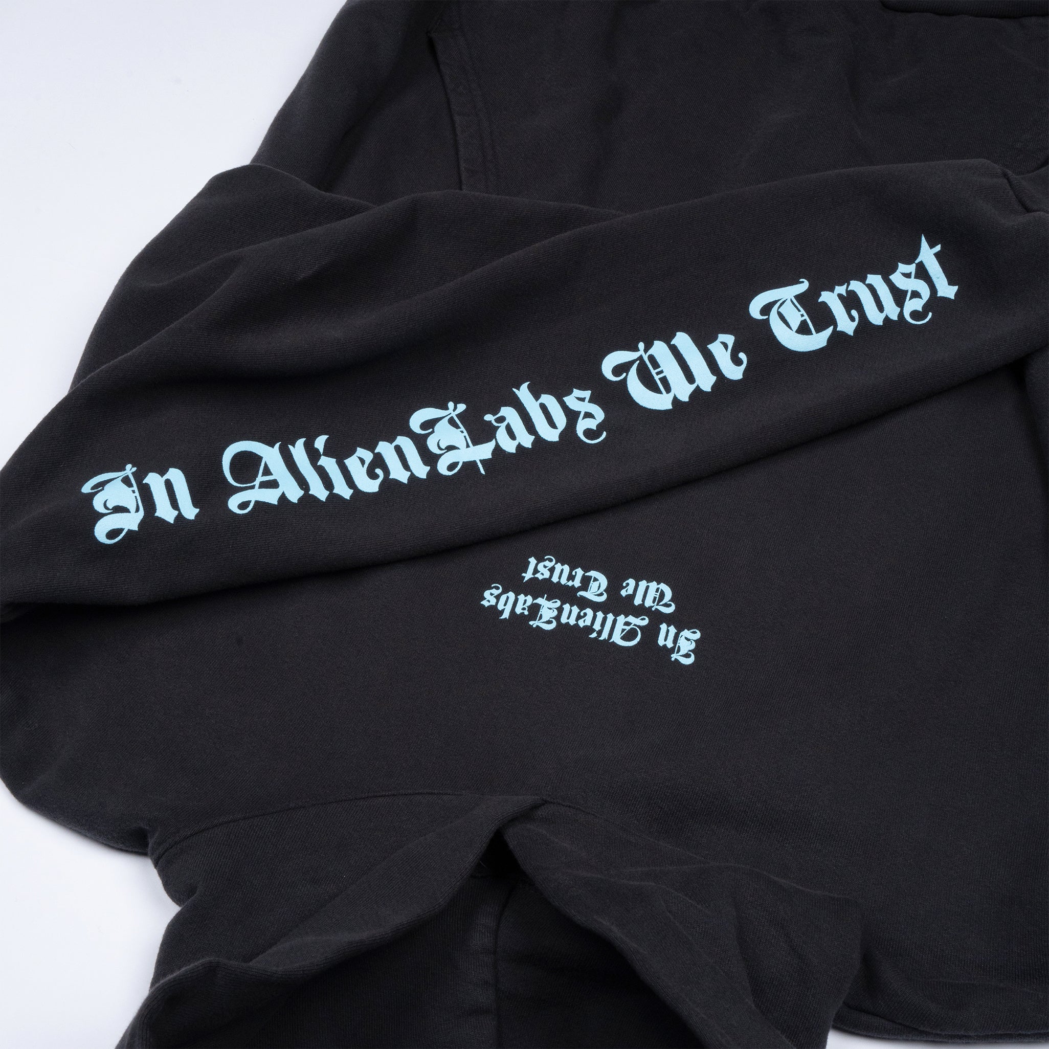 Chrome Praying Hands Hoodie (Black) – AlienLabs