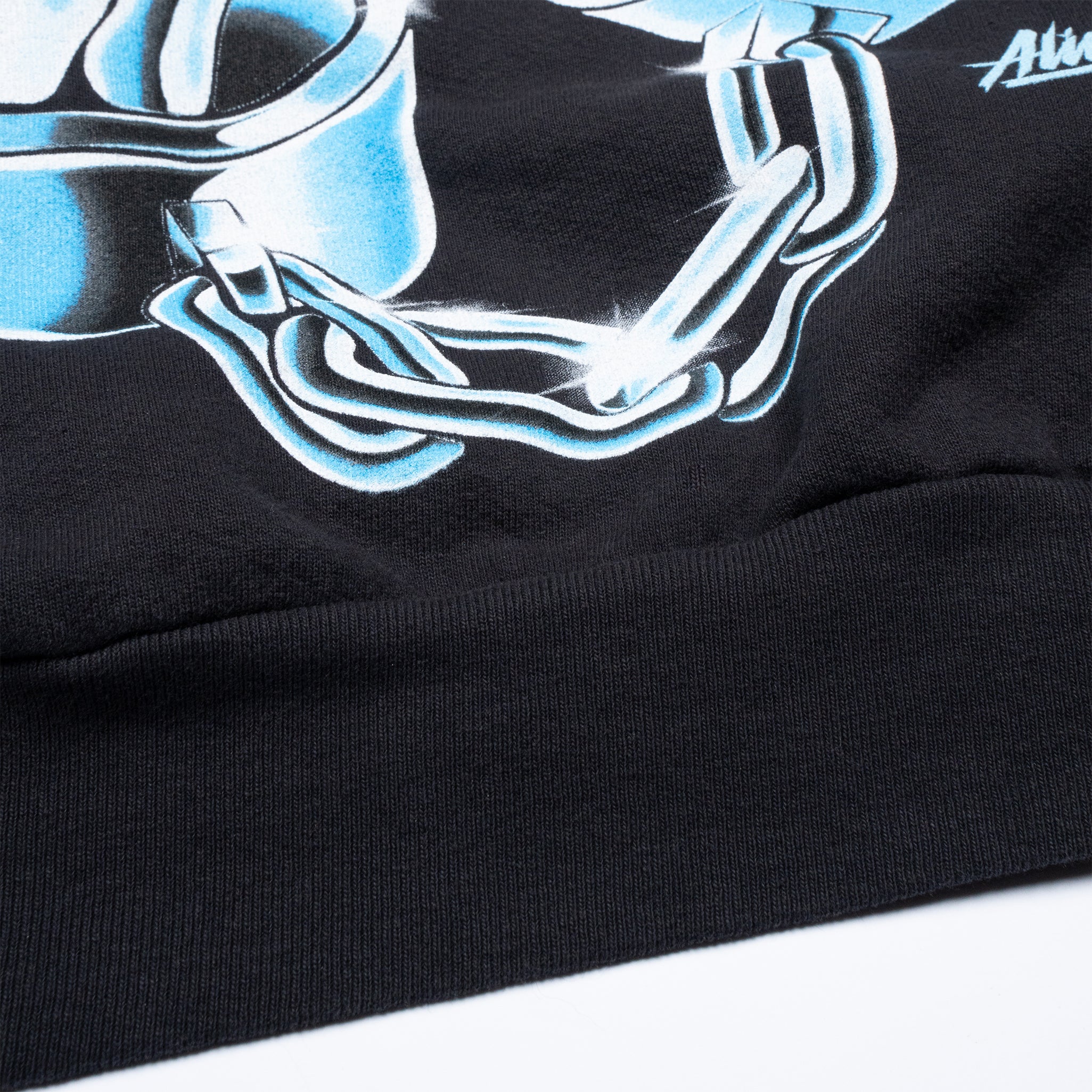 Chrome Praying Hands Hoodie (Black) – AlienLabs