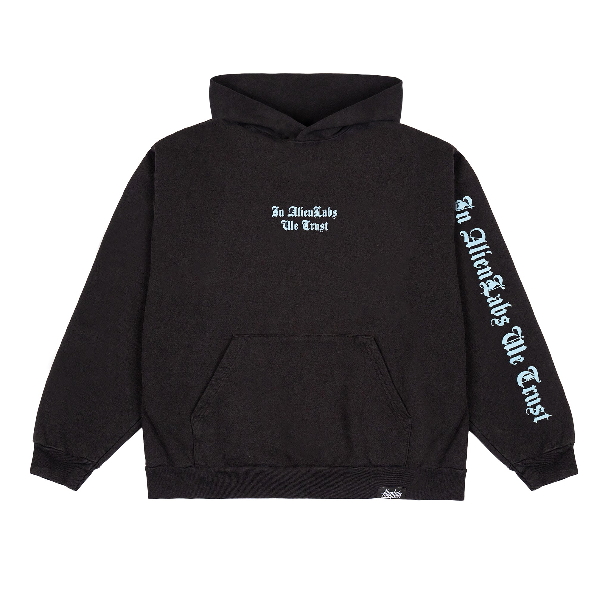 Chrome Praying Hands Hoodie (Black)