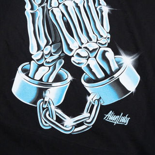 Chrome Praying Hands T-Shirt (Black)