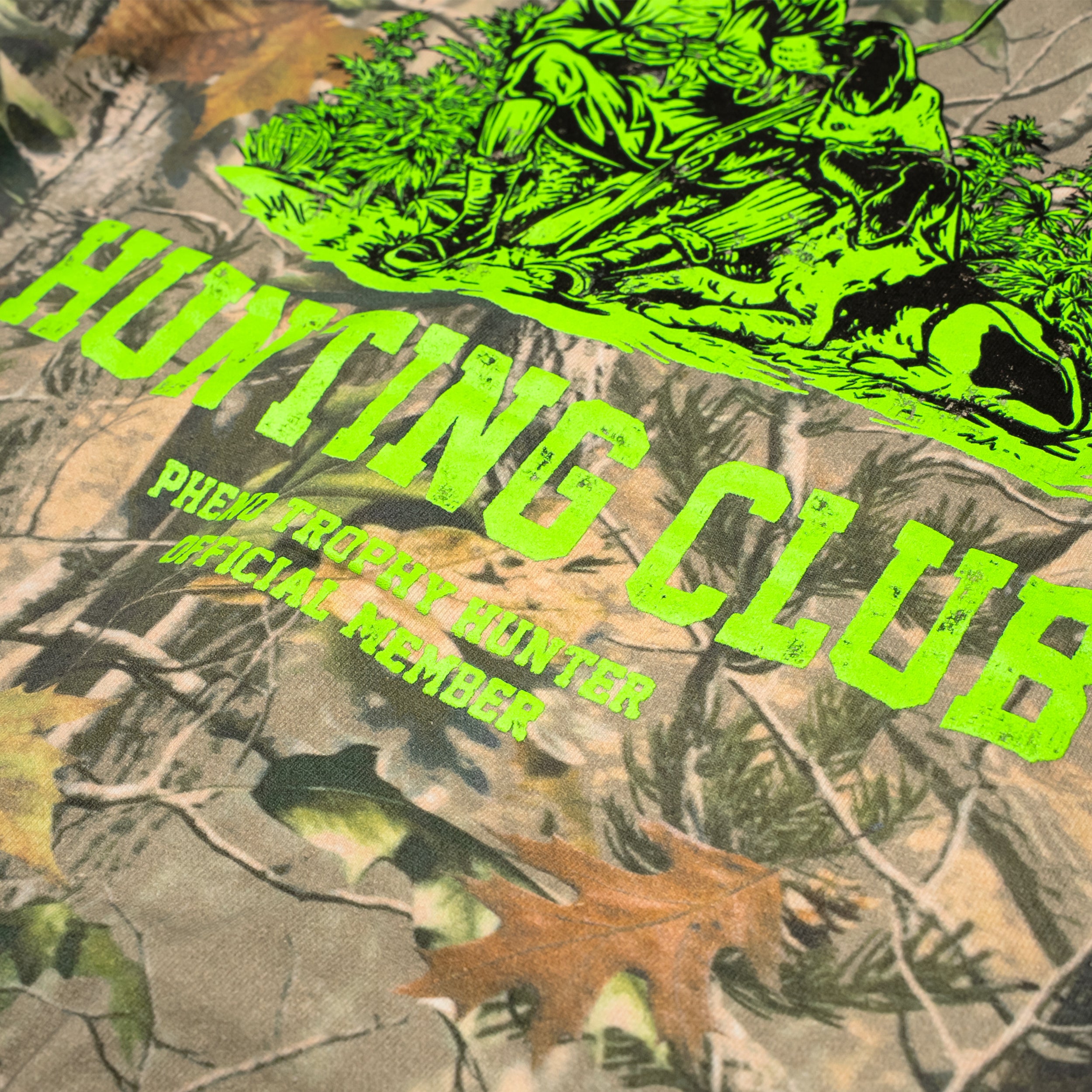 Pheno Hunting Club Zip-Up Hoodie (Tree Camo)