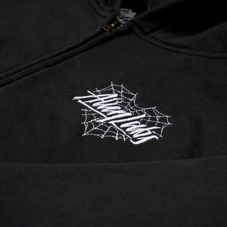 Don't Trust the Web Zip-Up Hoodie (Black)