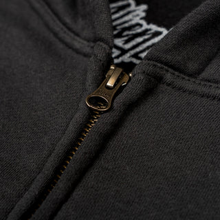 Don't Trust the Web Zip-Up Hoodie (Black)