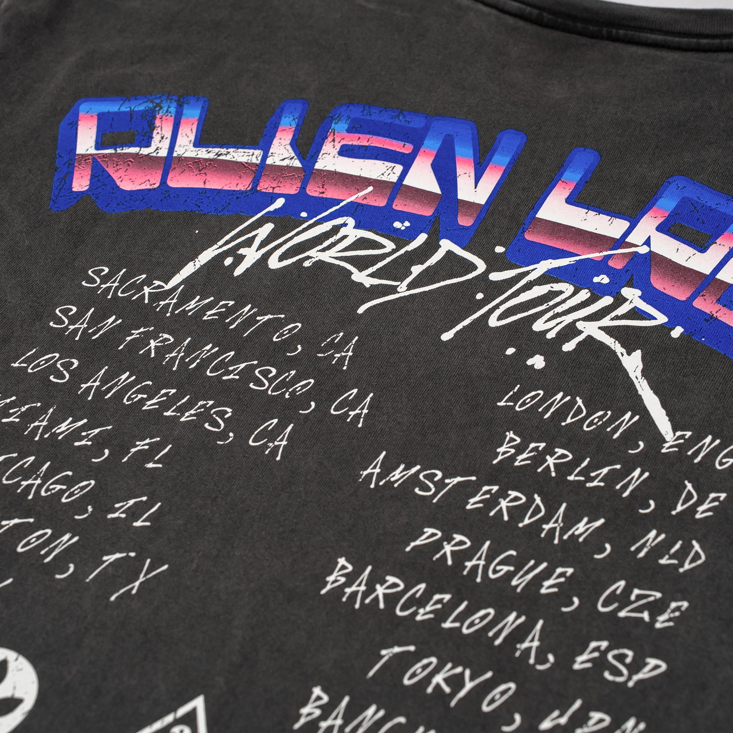AlienLabs World Tour T-Shirt (Vintage Black)