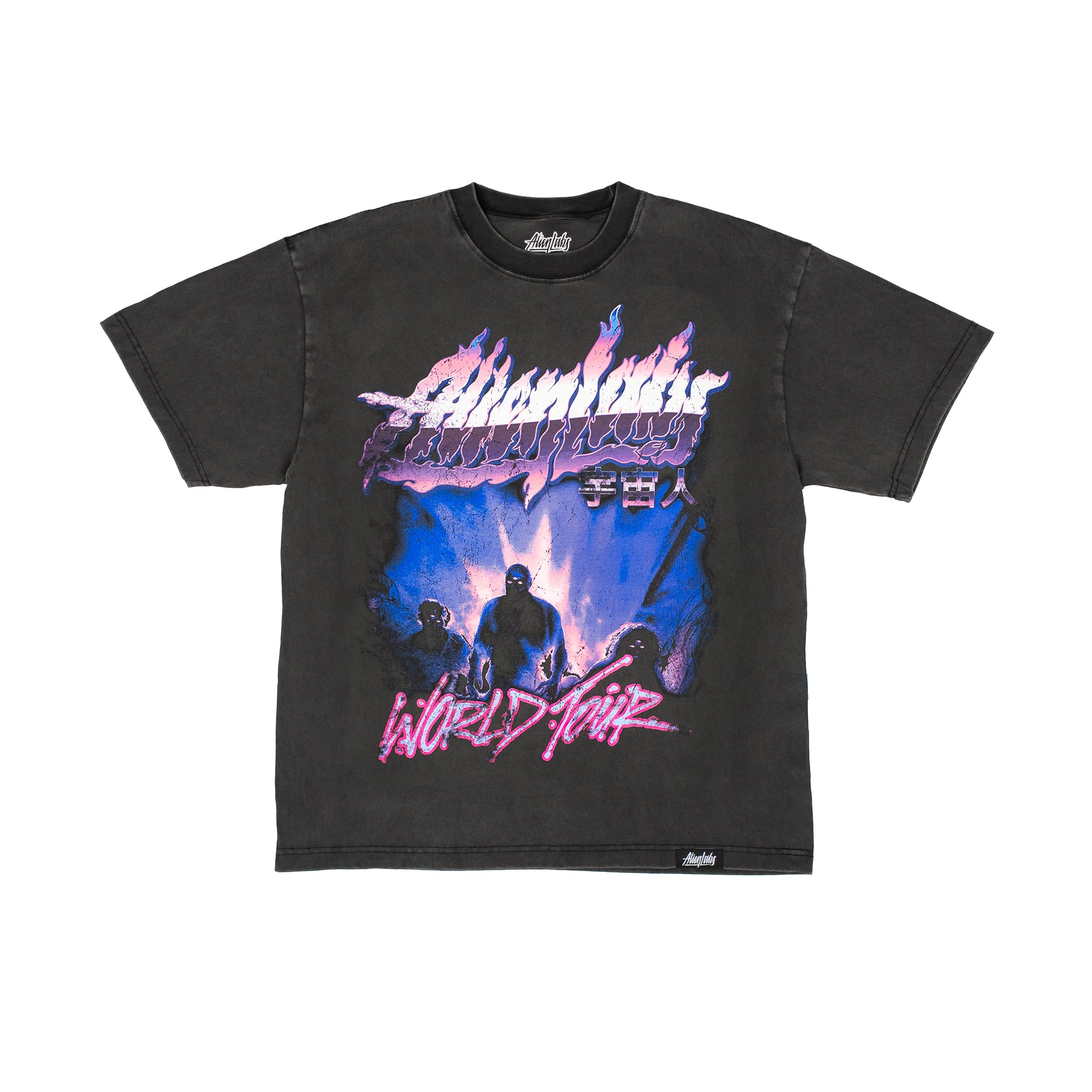 AlienLabs World Tour T-Shirt (Vintage Black)