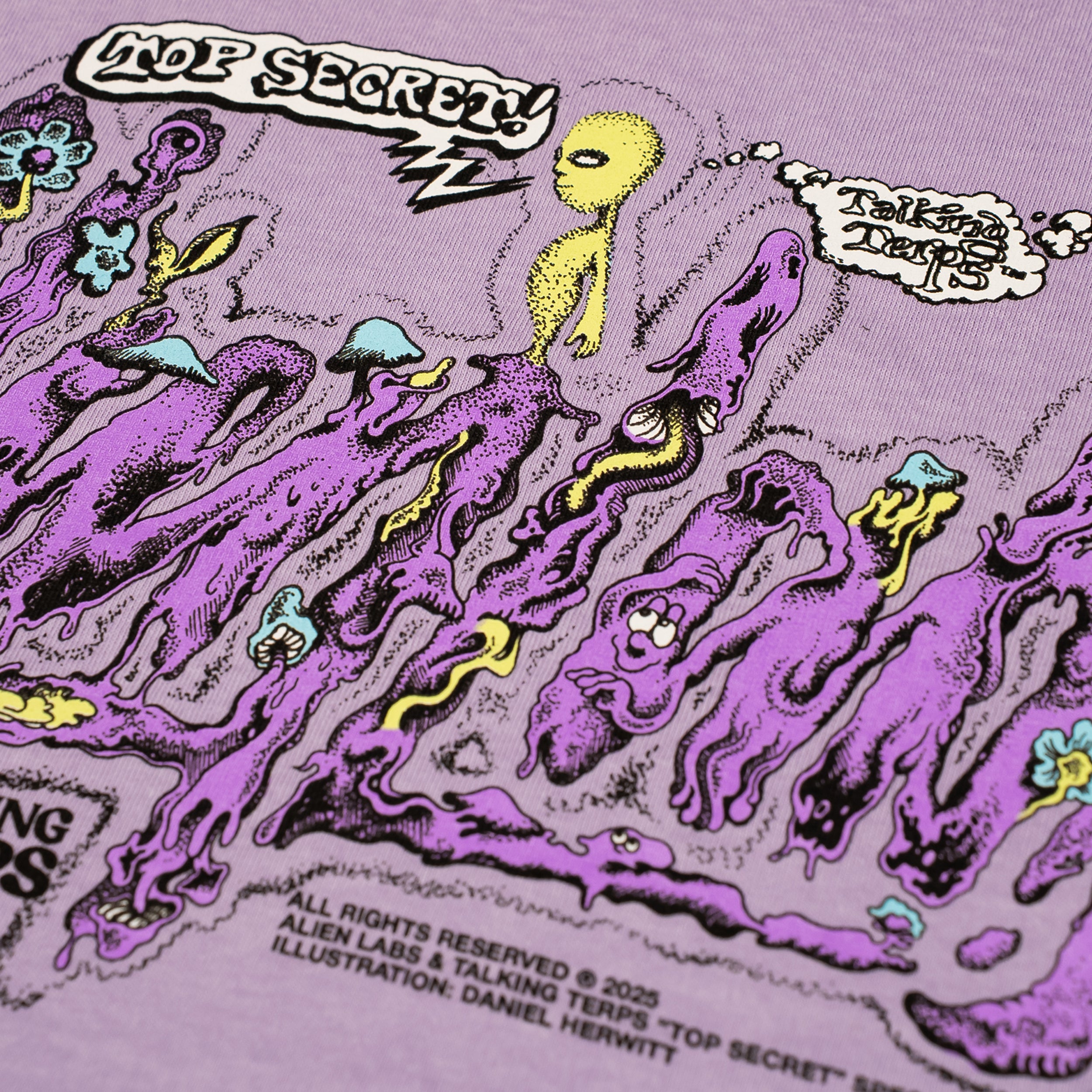 AlienLabs x TalkingTerps Brainwash T-Shirt (Lavender)