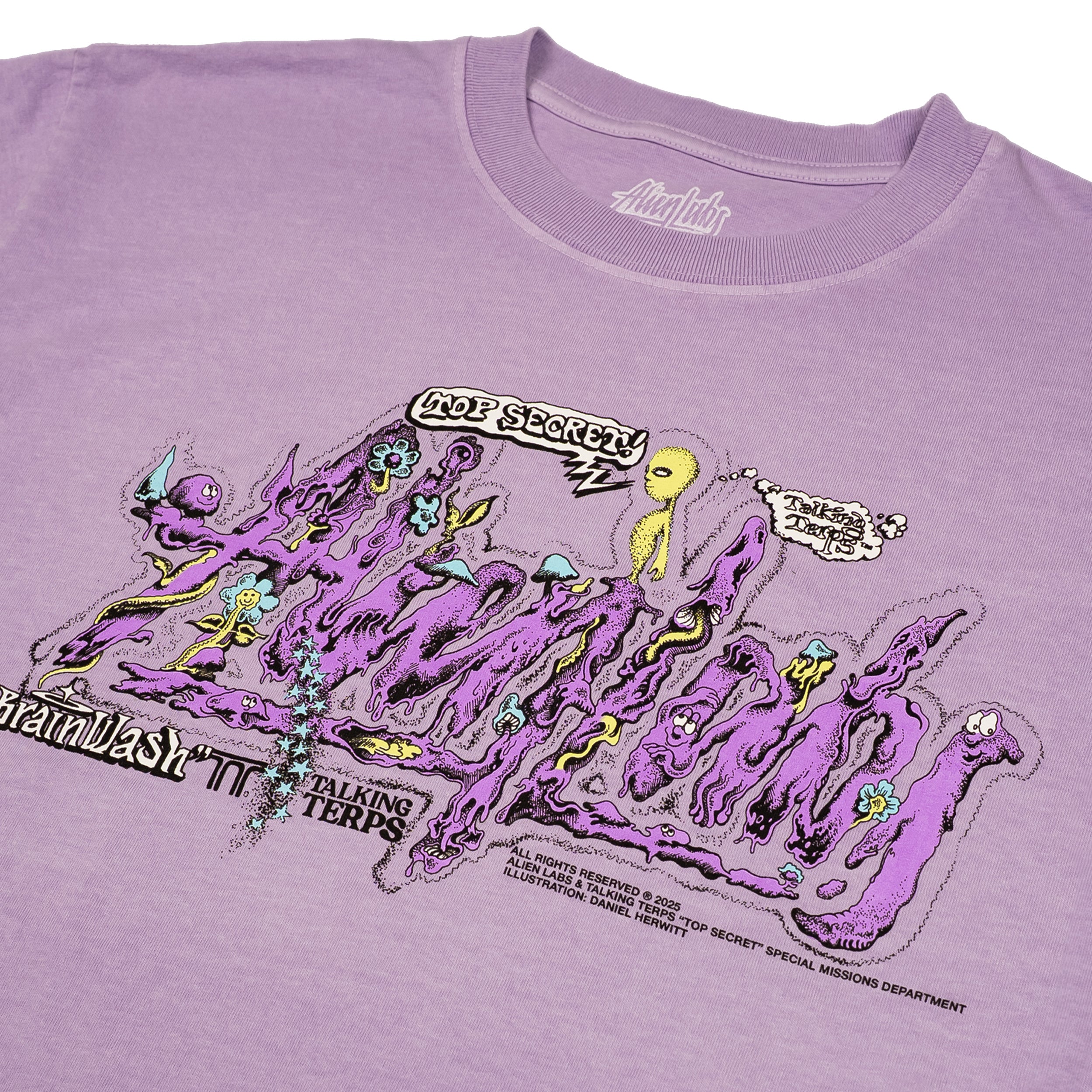 AlienLabs x TalkingTerps Brainwash T-Shirt (Lavender)