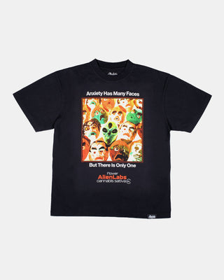 Faces of Anxiety T-Shirt (Black)