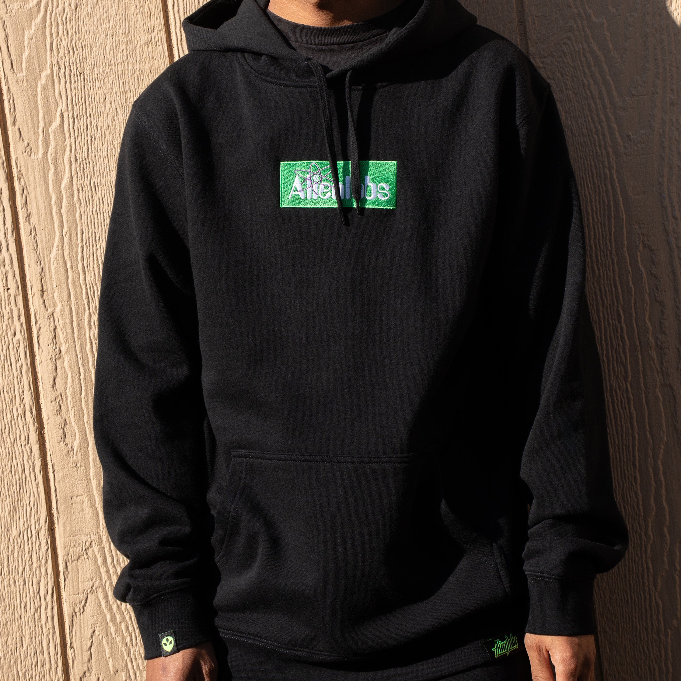 Research Labs Box Logo Hoodie (Black)