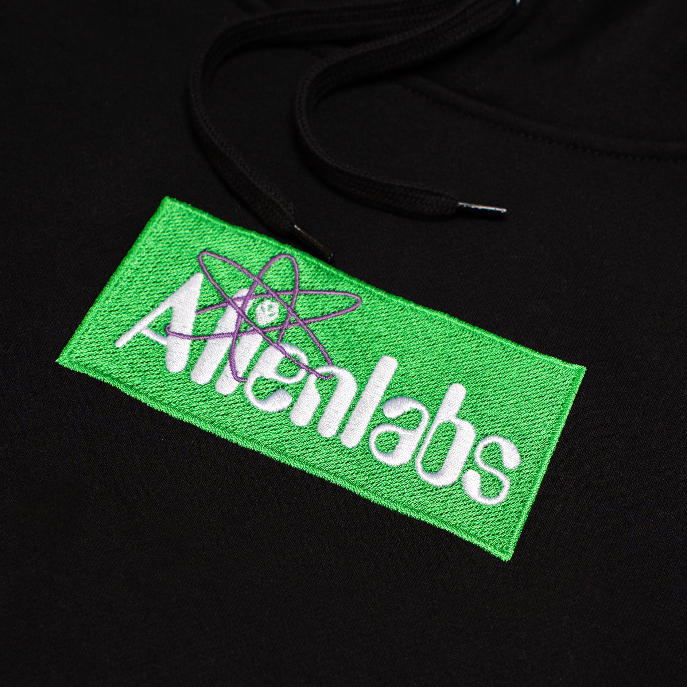 Research Labs Box Logo Hoodie (Black)