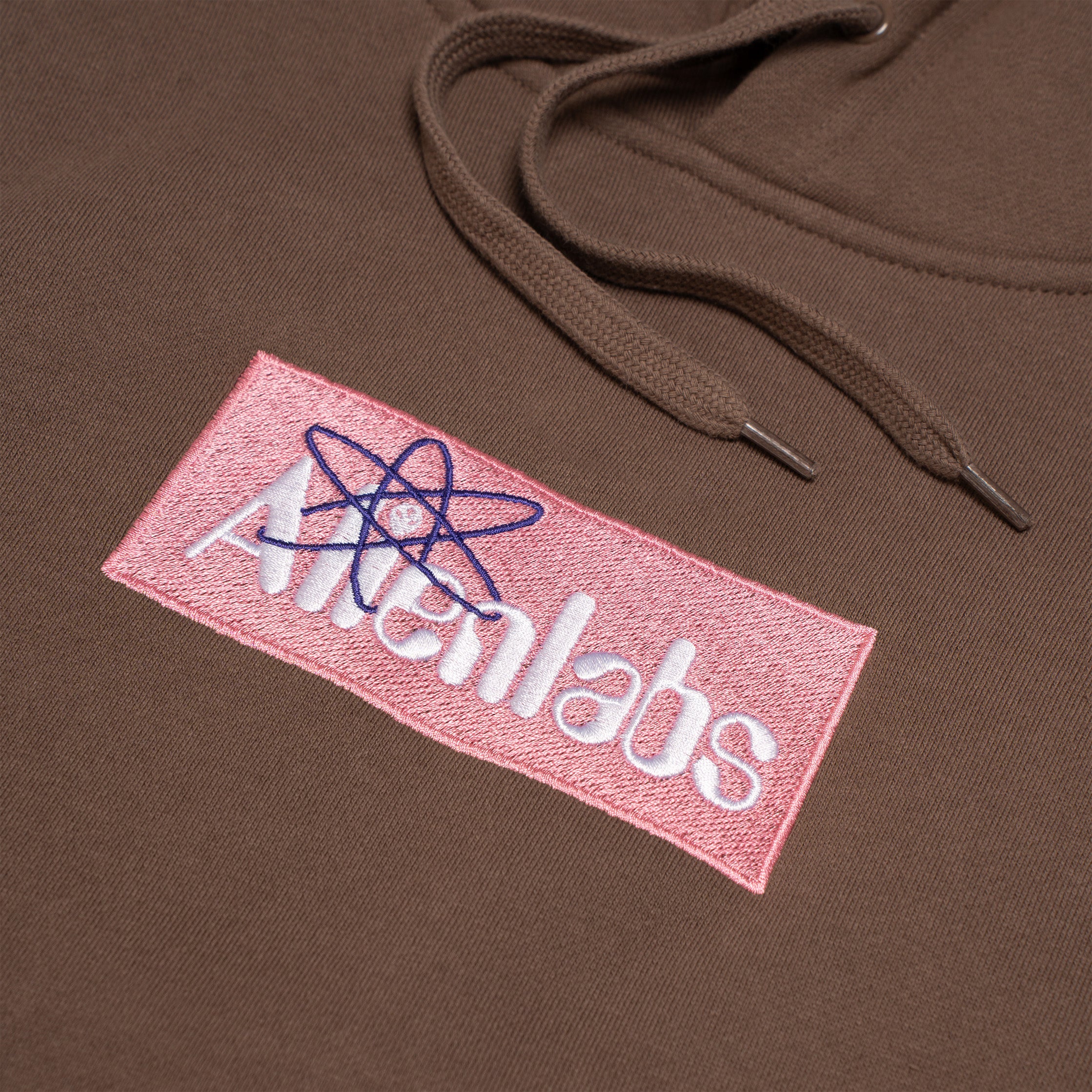 Research Labs Box Logo Hoodie (Brown)