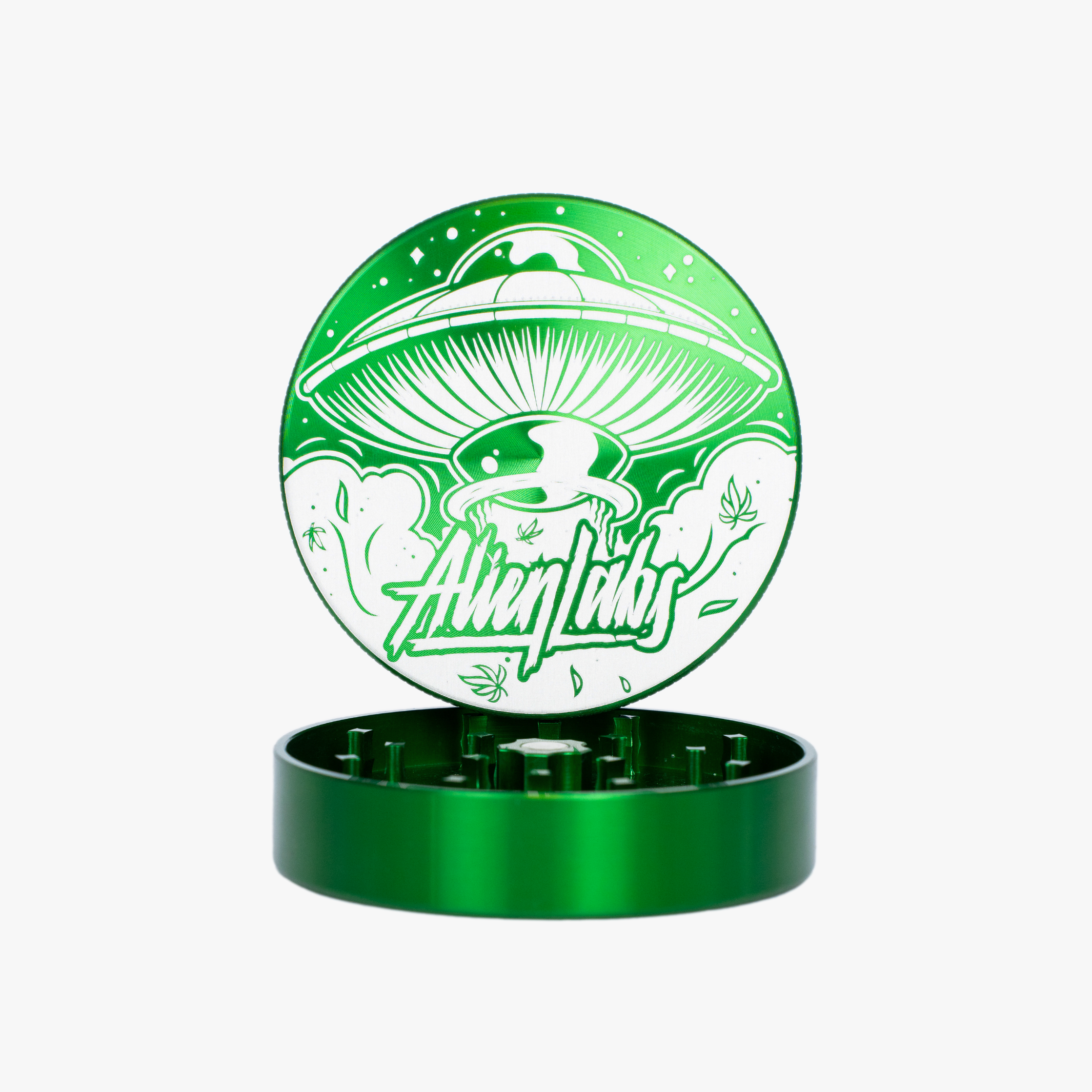 AlienLabs x Santa Cruz Shredder Large 2-piece Grinder (Green)