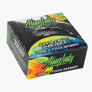 AlienLabs x Santa Cruz Shredder Large 2-piece Grinder (Black)