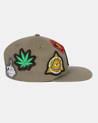 Patchwork Ripstop 6 Panel Snapback Hat