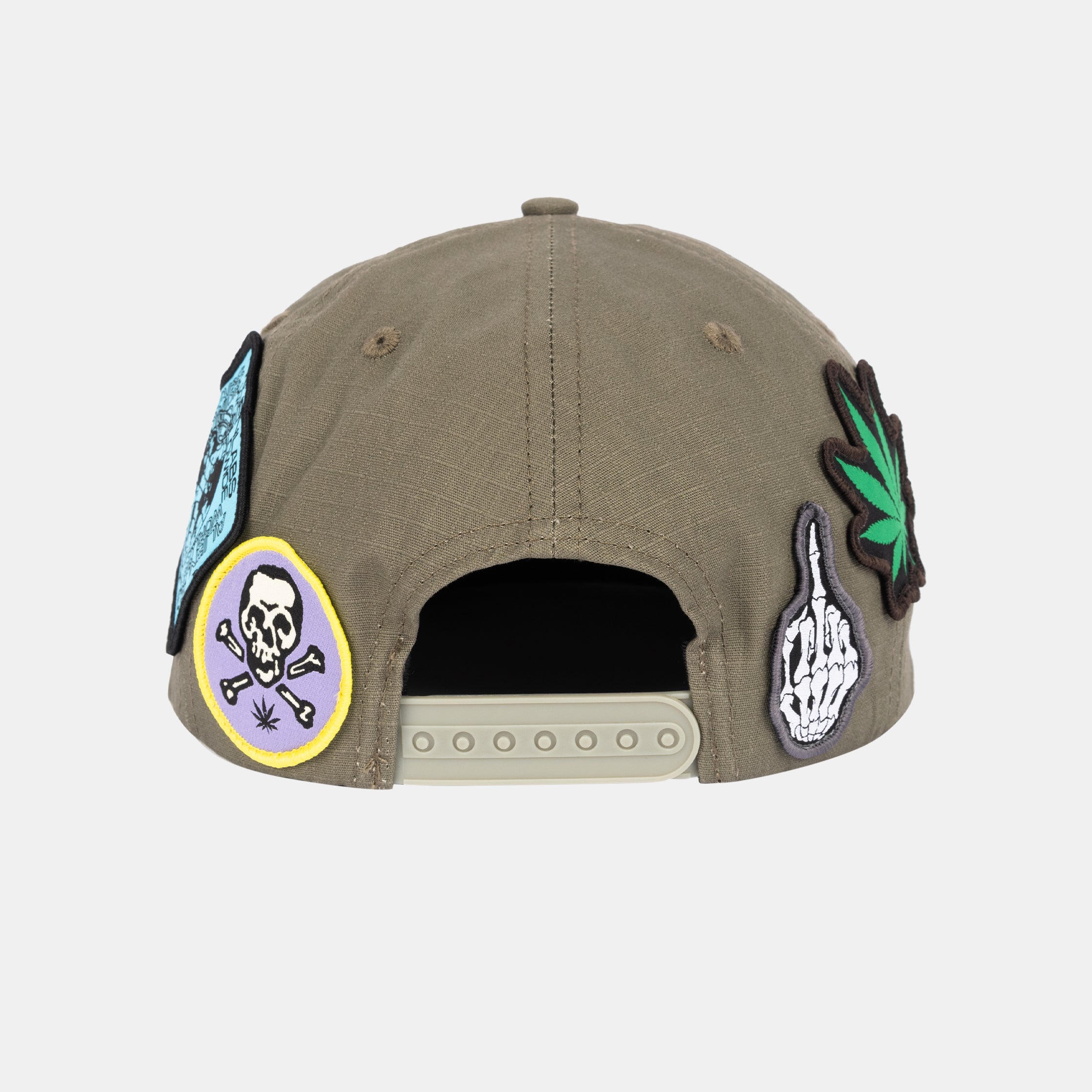 Patchwork Ripstop 6 Panel Snapback Hat