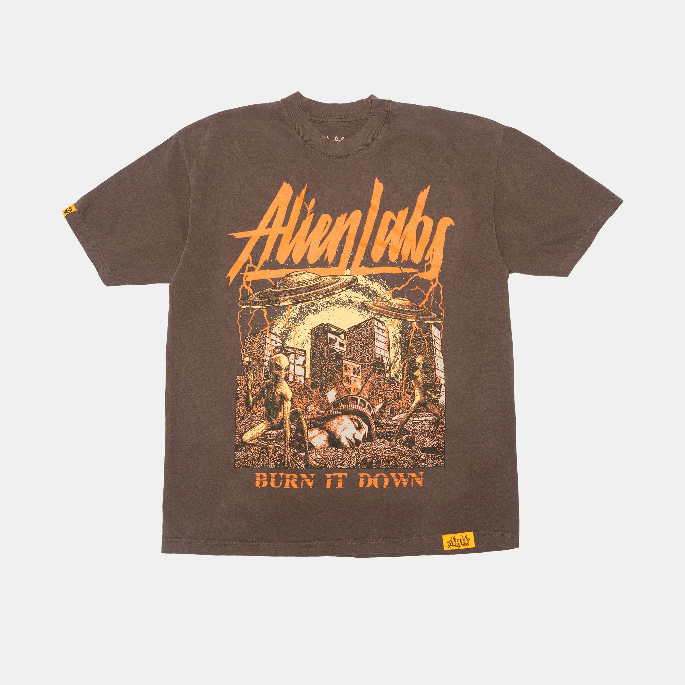 Burn it Down T-Shirt (Brown)