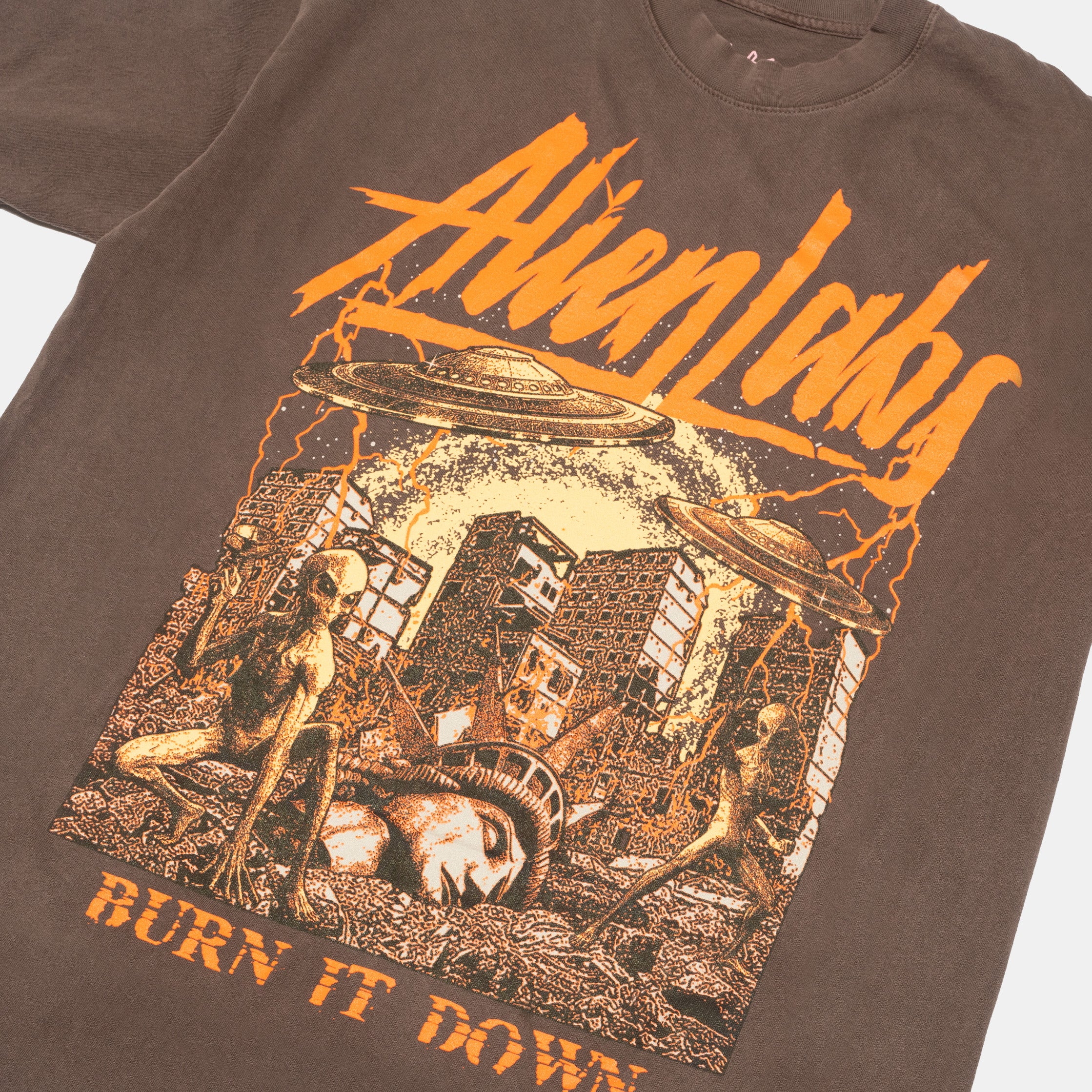 Burn it Down T-Shirt (Brown)