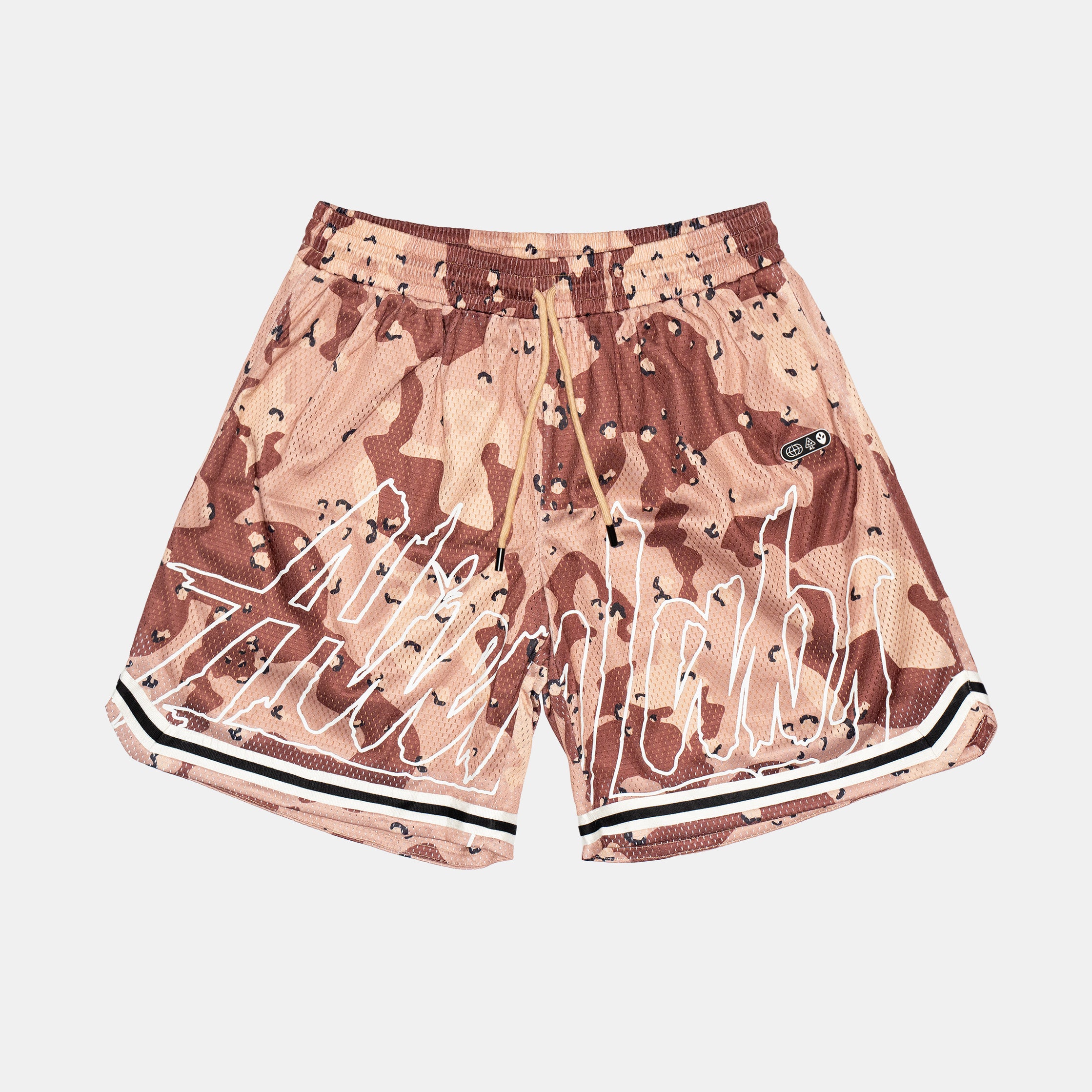 Desert Camo Mesh Basketball Shorts