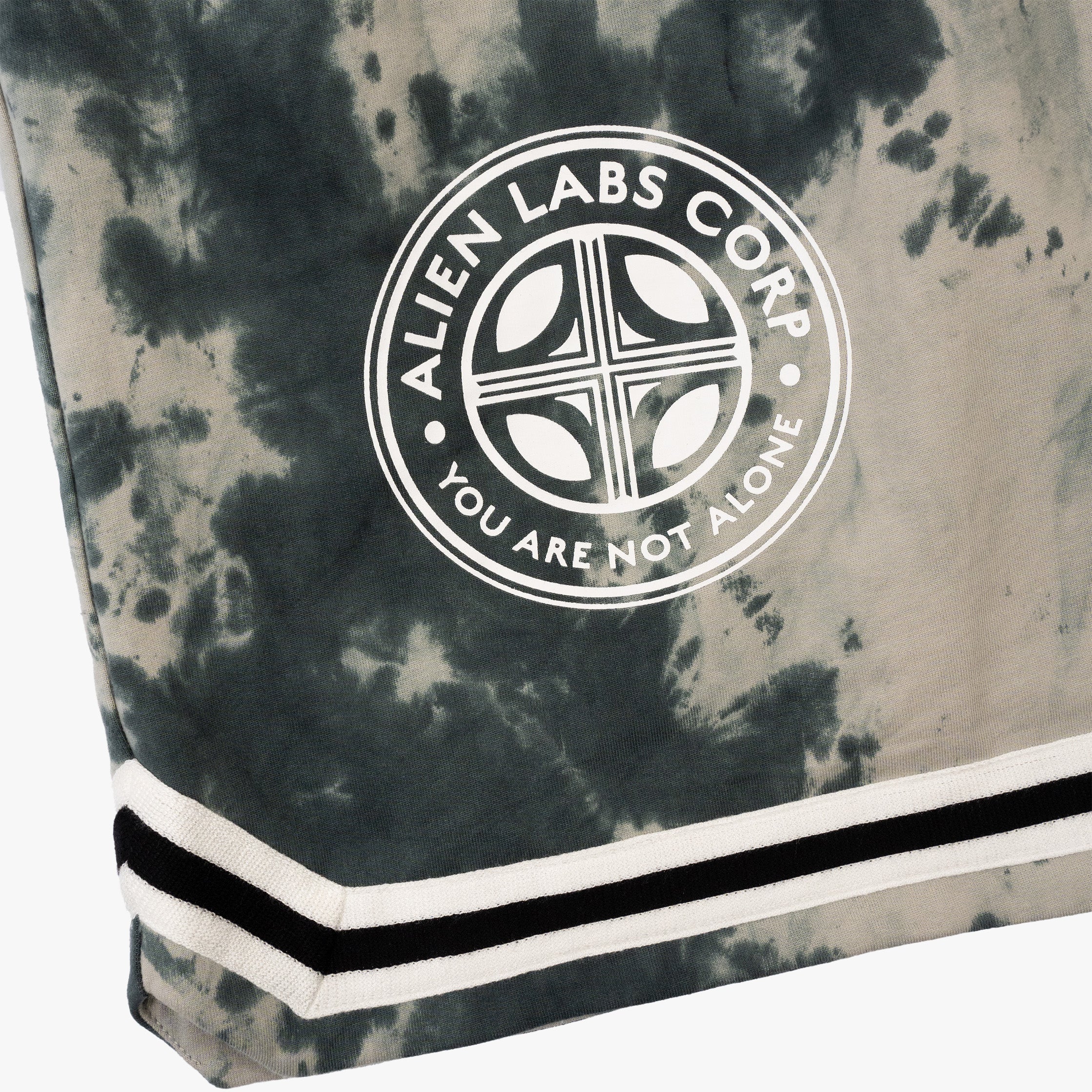 AL Corps Tie Dye Shorts (Black)