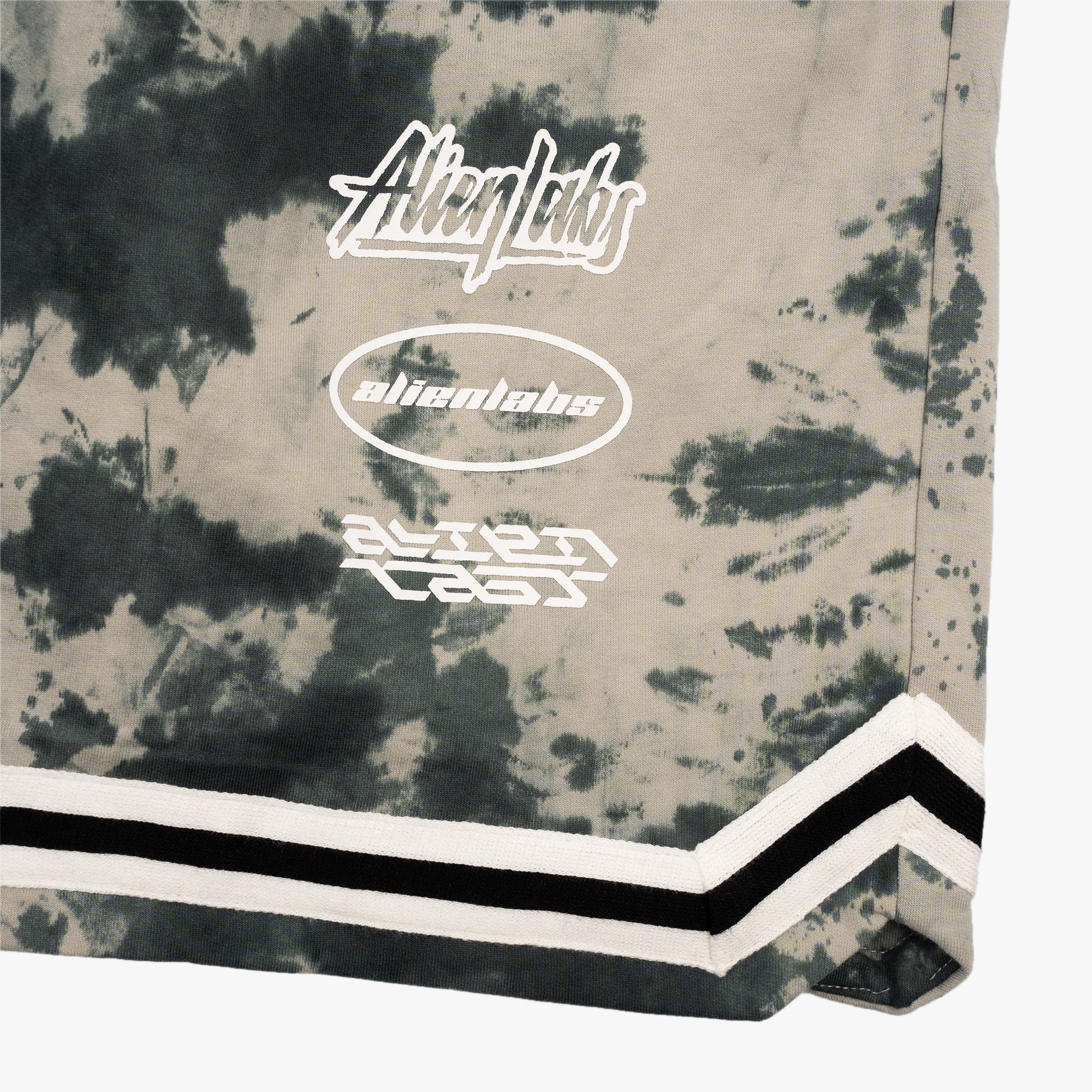 AL Corps Tie Dye Shorts (Black)