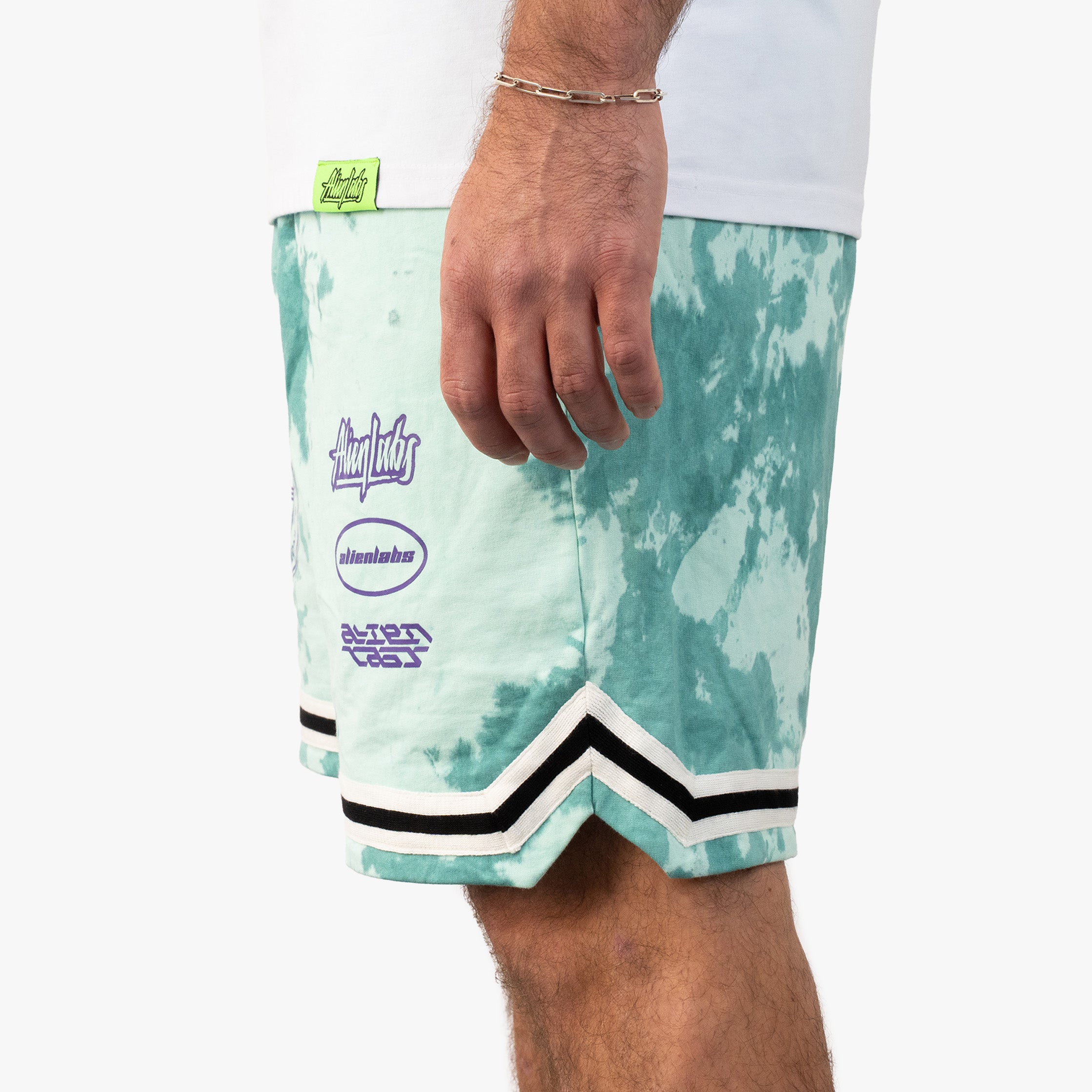 AL Corps Tie Dye Shorts (Green)