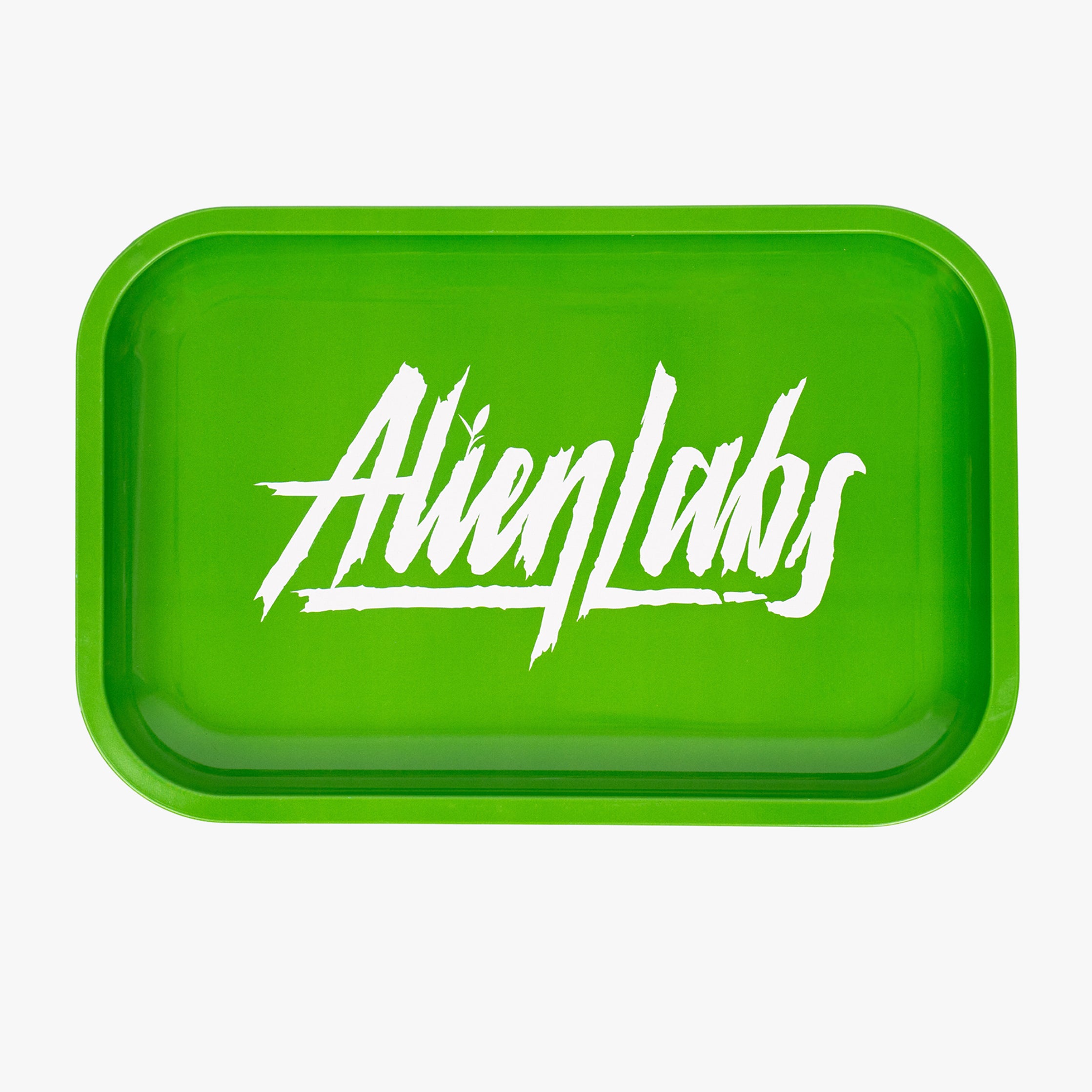 AlienLabs Logo Metal Rolling Tray (Green)