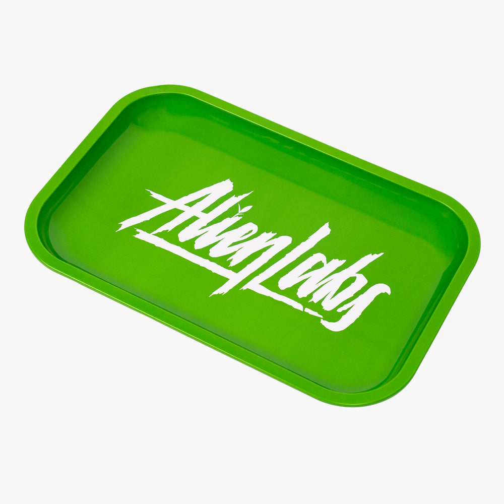 AlienLabs Logo Metal Rolling Tray (Green)