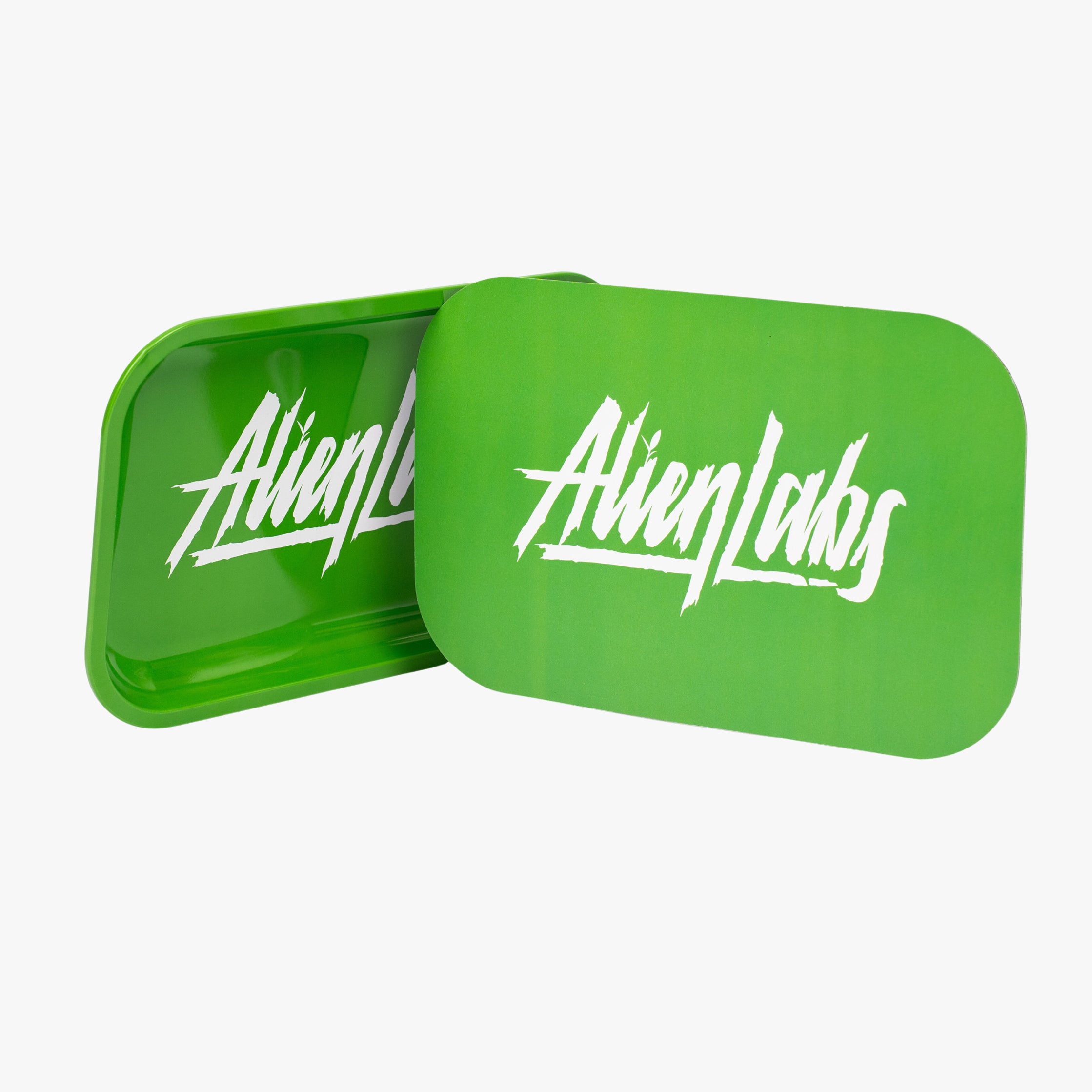 AlienLabs Logo Metal Rolling Tray (Green)