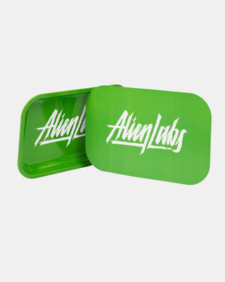 AlienLabs Logo Metal Rolling Tray (Green)