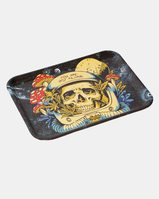 Rest in Space Rolling Tray