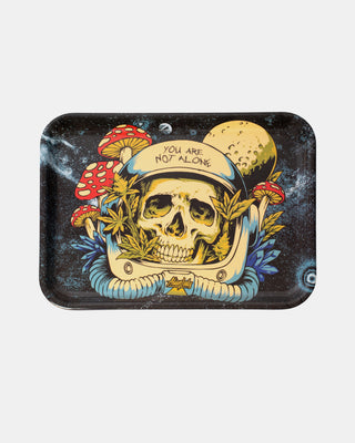 Rest in Space Rolling Tray