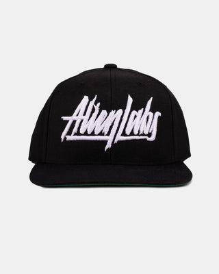 AlienLabs Logo 6 Panel Snapback Hat (Black)