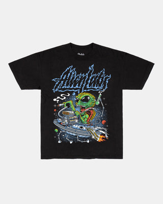 Astro Greaser Blu Fire T-Shirt (Black)