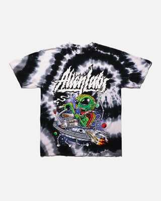 Astro Greaser Tie Dye T-Shirt (Black Swirl)