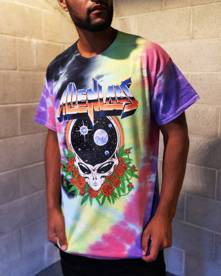 Dead Planet Tie Dye T-Shirt (Spiral Rainbow)