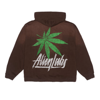 Chronic 2069 Zip-Up Hoodie (Brown Potassium)