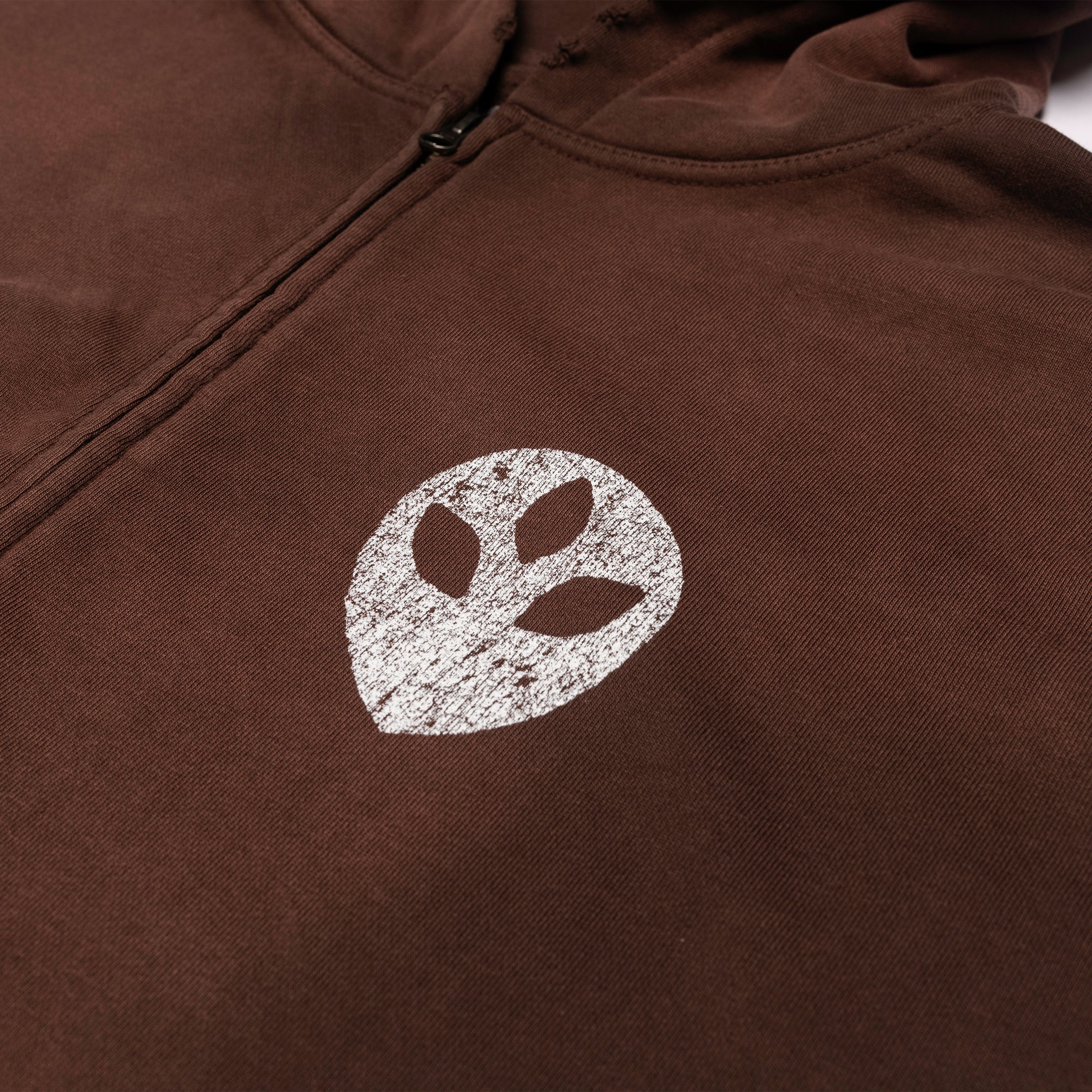 Chronic 2069 Zip-Up Hoodie (Brown Potassium) – AlienLabs