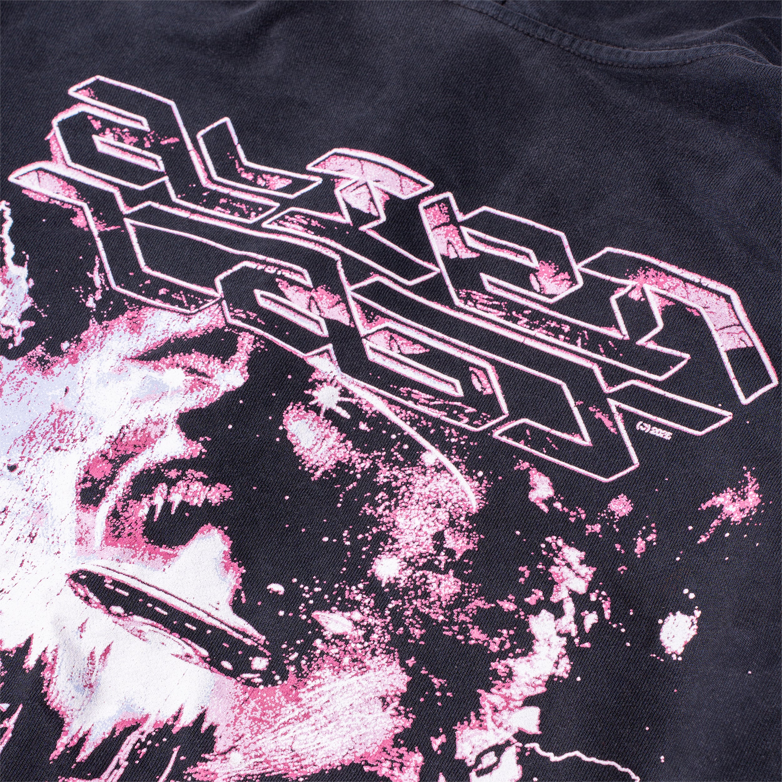 Cosmic Illusion Zip-Up Hoodie (Vintage Black)