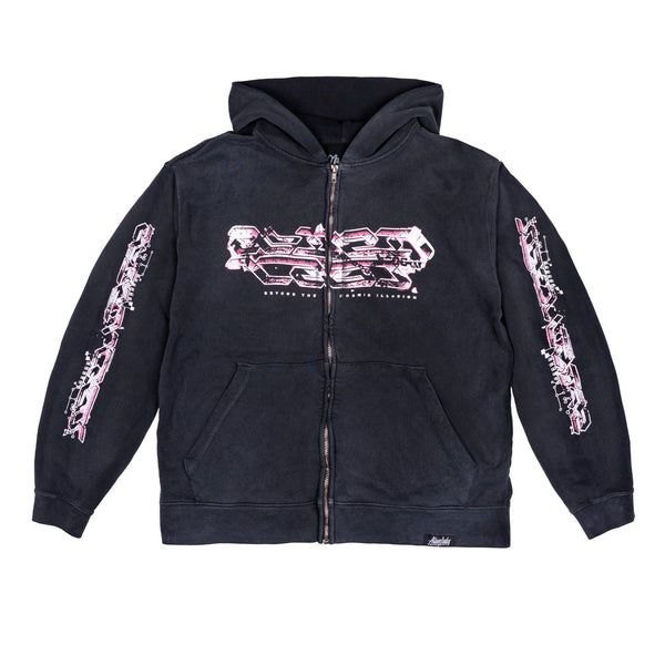【韓国 Rest & Recreation】RS ZIP-UP HOODIE ☆関税込☆Rest&Recreation☆RR LOGO STITCH ZIP-UP HOODIE