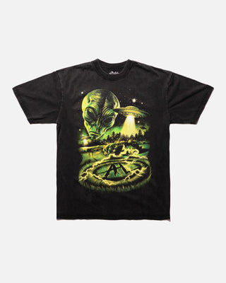 Crop Circles T-Shirt (Vintage Black)