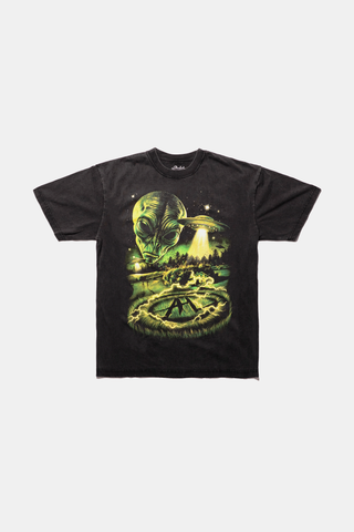 Crop Circles T-Shirt (Vintage Black)