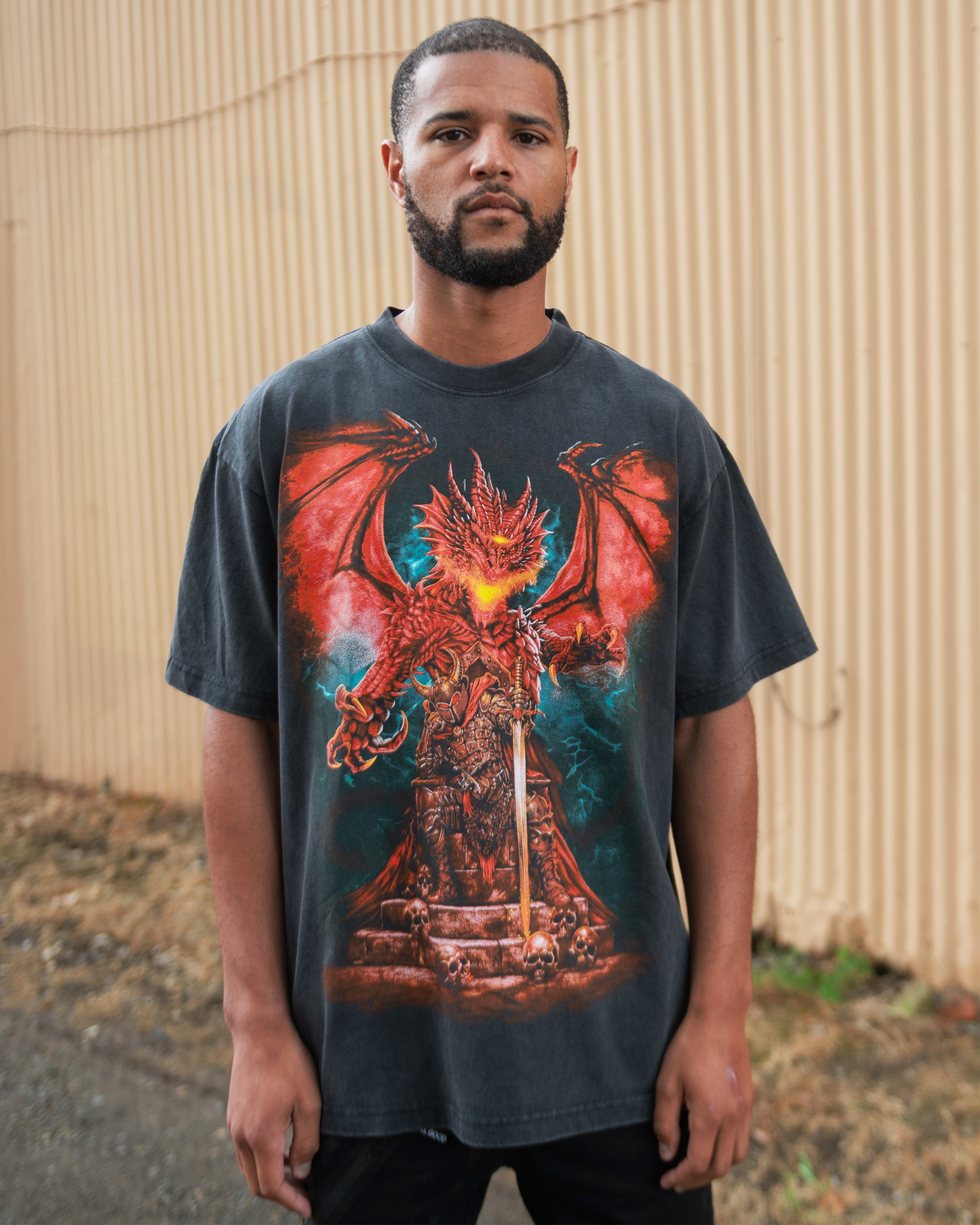 Dragon King T-Shirt (Vintage Black)
